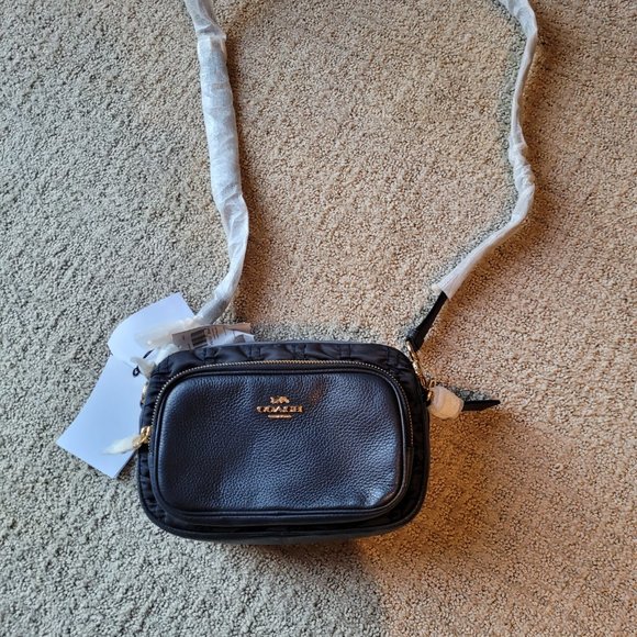 NWT Coach Ruched Crossbody Bag New With Tags - Picture 2 of 8